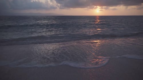 Tropical Beach at Sunset