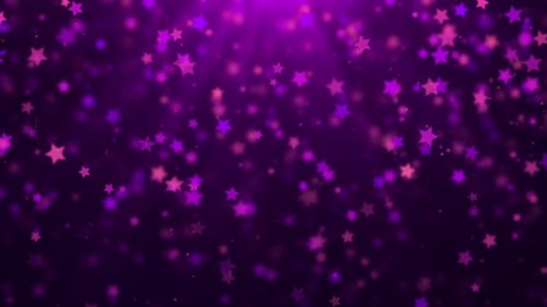 Lila Sterne Hintergrundschleife