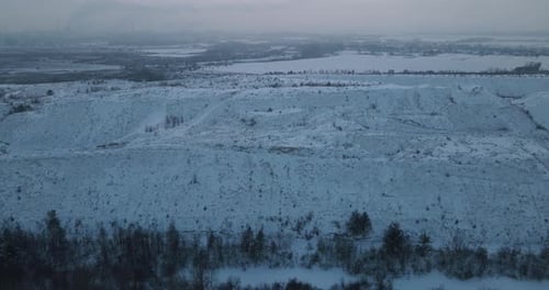 Panorama Of The Area Polluted By Harmful Emissions From Production