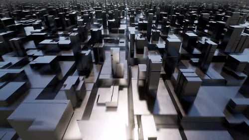 Metal Cubes Steel Square Blacks 3d Style