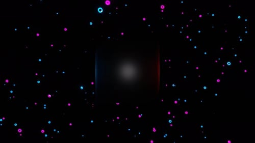 Animação de loop de formas geométricas 3d abstratas 4K. Fundo moderno, design de movimento sem costura