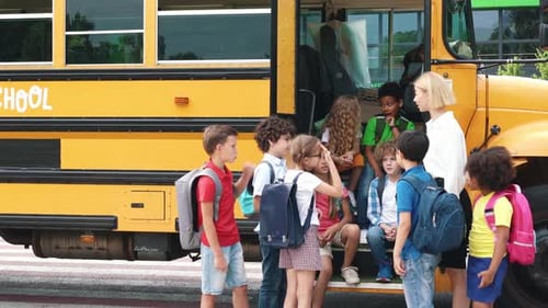 Children at the primary school.