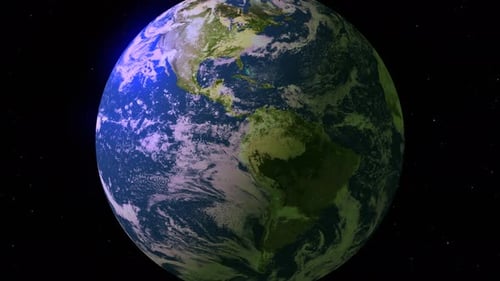 Rotating Earth Globe Animation for Global Communication Projects