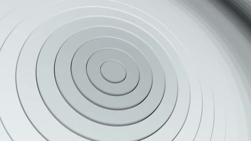 Motif de cercles abstraits avec effet offset