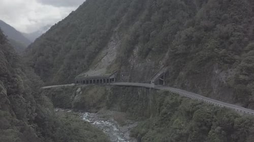 Arthurs Pass aerial