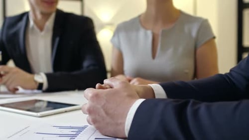 Business People in a Corporate Meeting