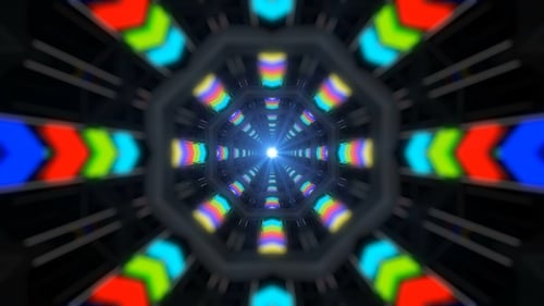 Colorful Tunnels Loop 8 Pack