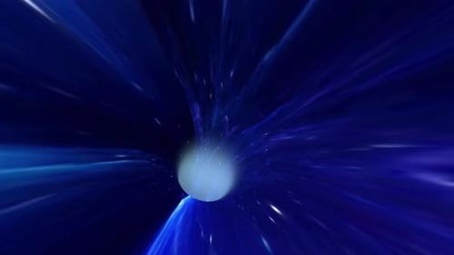 Hyperspace-Flug mit Schleife 4K