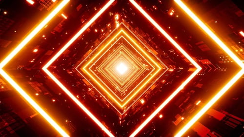 Roter digitaler Raum