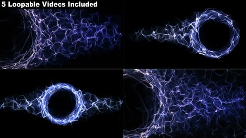 Abstract Energy Line Reveal Motion Graphics Pack
