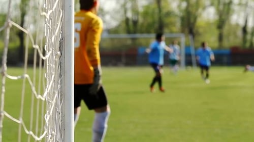 Soccer Players Running