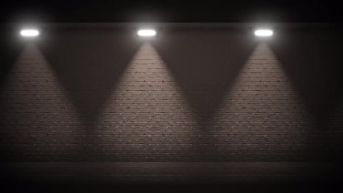 Flicker Light Wall Loop 4k