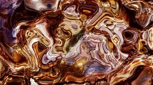Abstract Flowing Liquid Marble Paint Movement Background