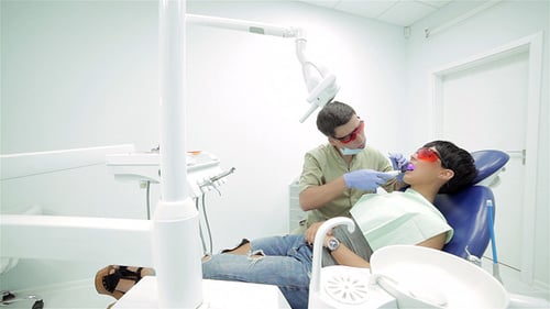 Dental Procedure in a Modern Clinic