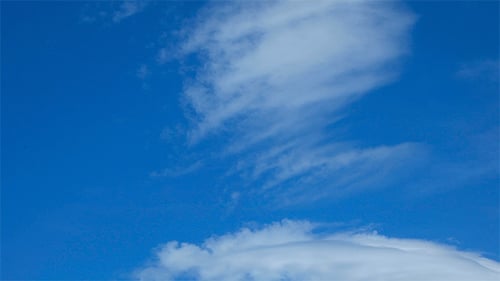 Nuvens no céu