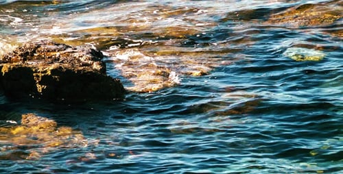 Rocks And Sea Water