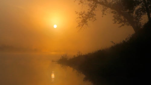 Landscape With Sunrise