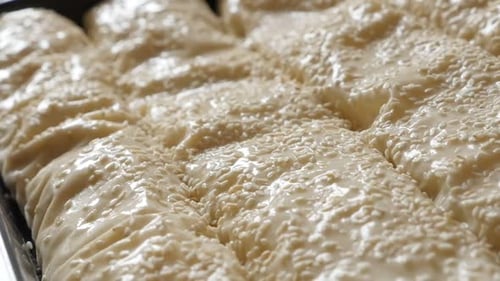 Close Up Food Ready to Bake