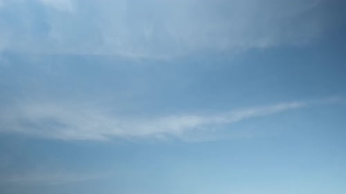 Blue Sky with Clouds Footage