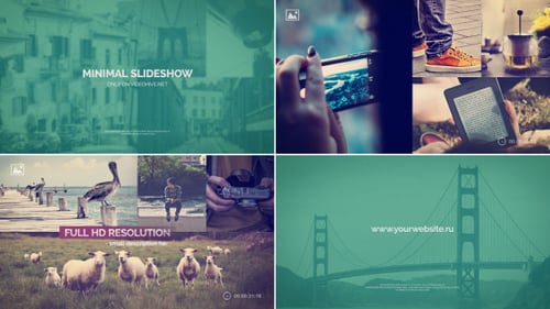 Minimal Dynamic Photo Video Slideshow Gallery