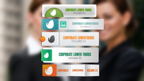 Clean Minimal Corporate Lower Thirds Pack