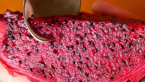 Eating Dragon Fruit