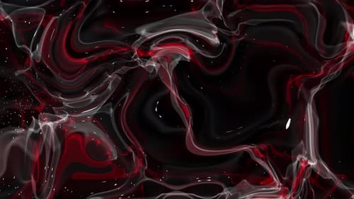 Abstract Fluid Red and White Lines Motion Background