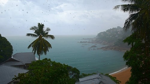 Tropical Rain Seascape