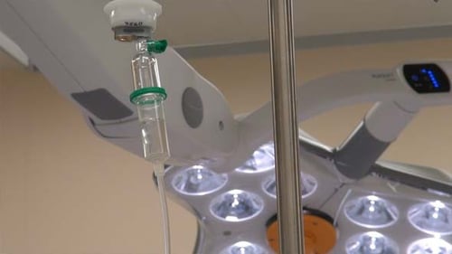 IV Drip in Hospital Operating Room