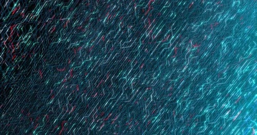 4K seamless loop abstract futuristic electronic circuit board.