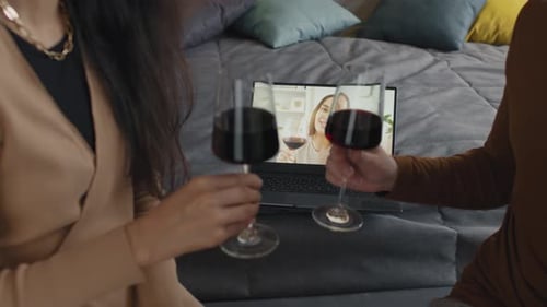 Video Conversation In Hotel Room