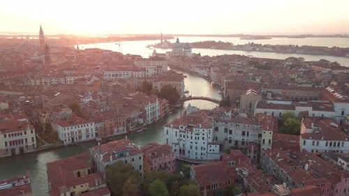 Aerial View of Venice Italy