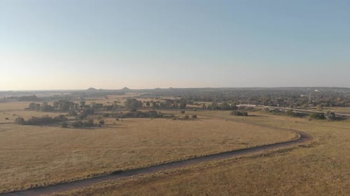 Aerial view of an Old Abandoned race Track where Formula 3 used to be raced