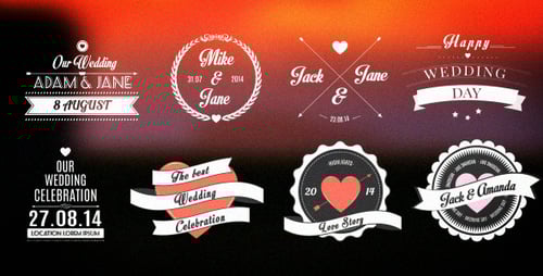 Wedding/Romantic Titles Pack