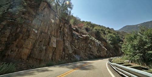 Driving Through The Canyon