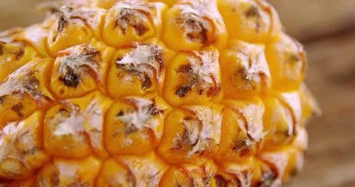 Close-up of pineapple