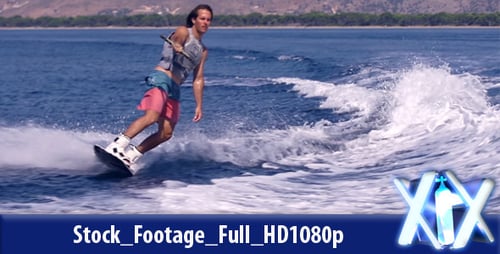 Wakeboarder In Action