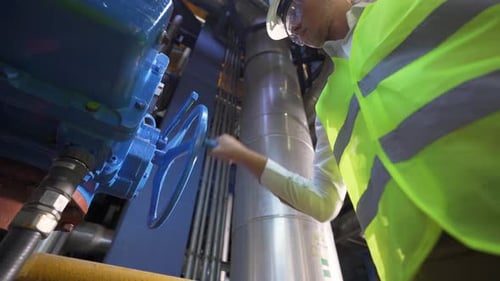 Valve in factories.