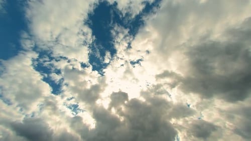 Time Lapse Beautiful Sky with Clouds