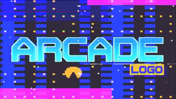Arcade Logo, Openers ft. arcade & 90s - Envato