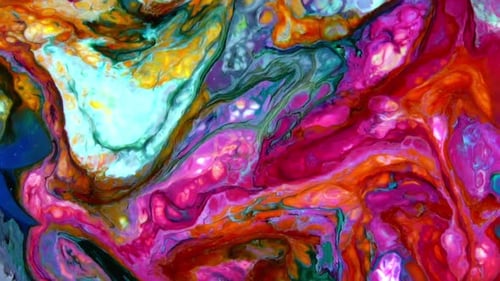 Abstract Colorful Invert Sacral Paint Exploding Texture 381