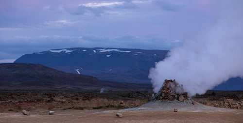 Fumarol in Iceland