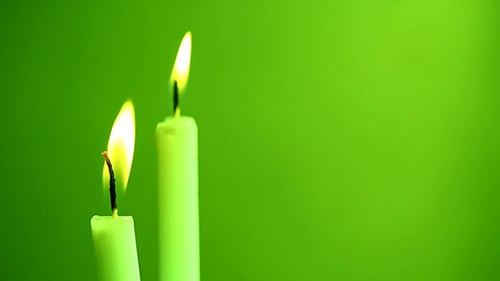Kerzenlicht mit Flamme 17
