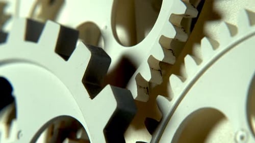 Abstrat Industrial Clock Gears