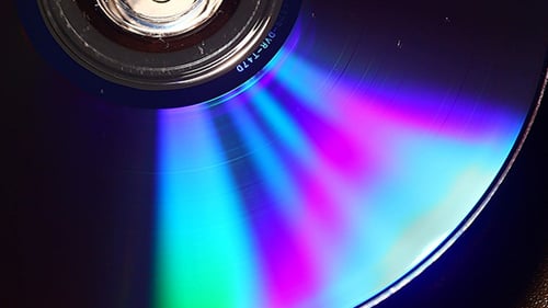 Rotation du disque DVD