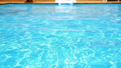 Pool Water in Slow Motion