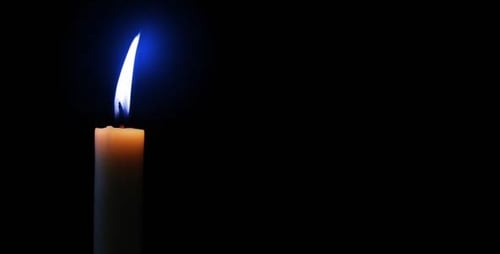 Blue Flame Candles 1