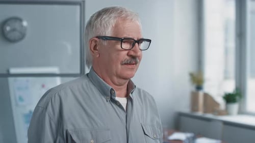 Porträt eines leitenden Büroleiters