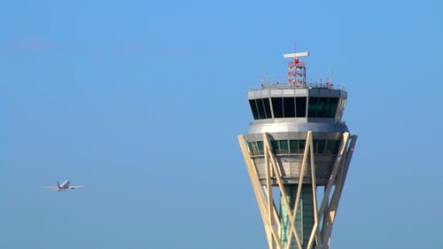 Torre de control del aeropuerto de Barcelona