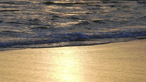 Waves Crashing on Beach 929